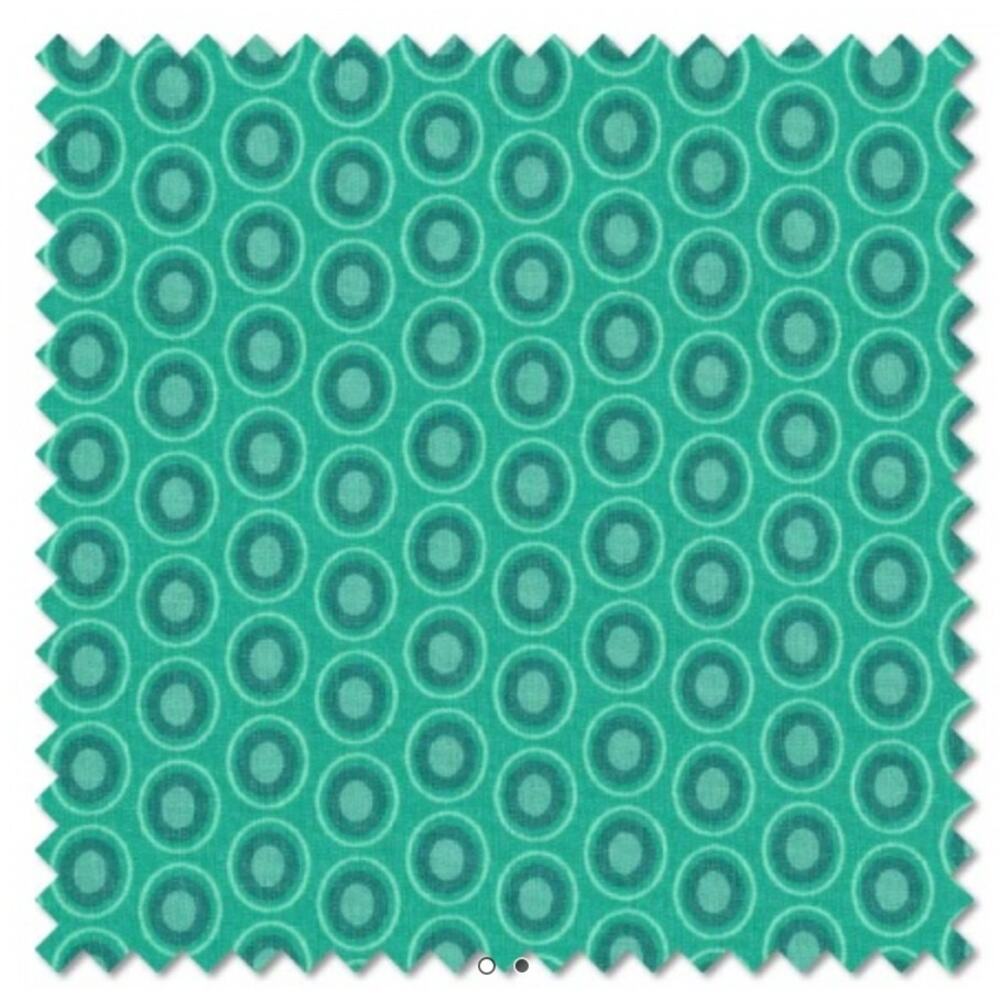 1.75 yds Oval Elements Blue Lagoon Teal Art Gallery Fabrics | 100% cotton quilt